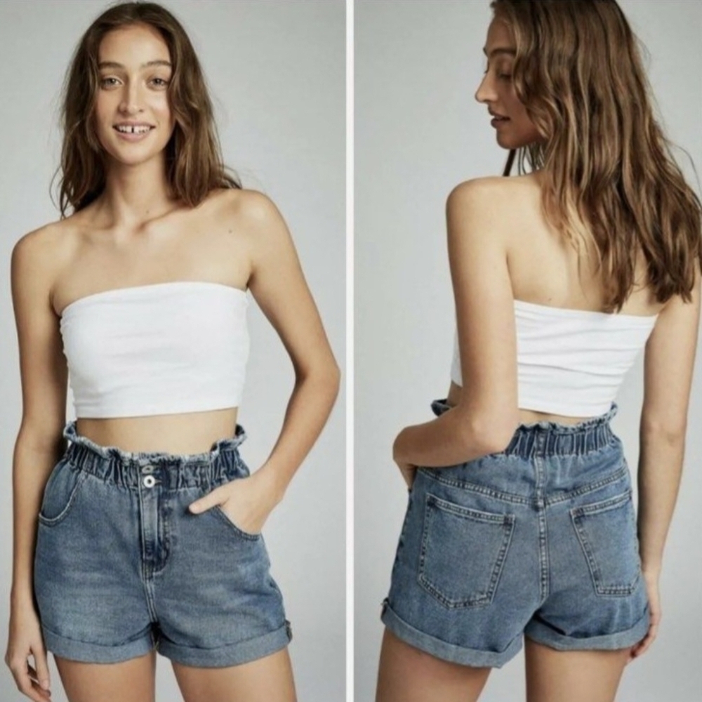 NWT Cotton On Paperbag Jean Shorts